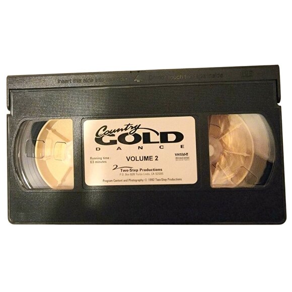 Country Gold Dance Instruction vol 1 2 VHS Movie Tape Lot Line Dancing Western - Picture 11 of 13